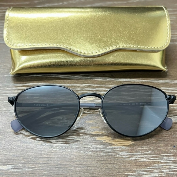 Rebecca Minkoff Stevie Small Oval Minimalist Sunglasses nwt - Picture 2 of 6